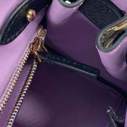 Fendi x Versace Black/Brown PVC and Leather La Medusa Top Handle Bag