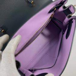 Fendi x Versace Black/Brown PVC and Leather La Medusa Top Handle Bag