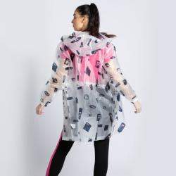 Fila CLEAR Celestia Clear Logo Rain Jacket M (Available for UAE Customers Only)