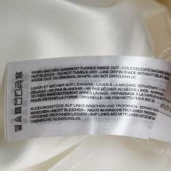 Pre Owned Finders Keepers The Label White Crepe Grommet Detail Maxi Dress XS