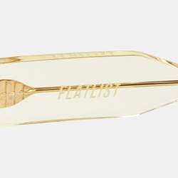 Tishkoff Yellow Tishkoff Square Sunglasses