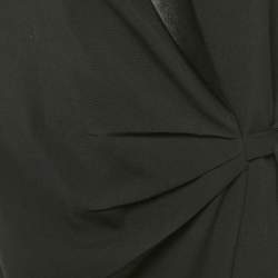 Pre Owned Frame Black Wool Wrap Round Tux Mini Dress M