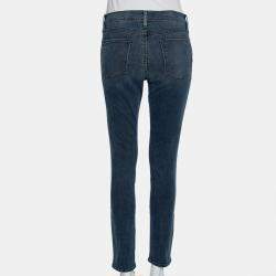 Frame Navy Blue Medium Wash Denim High Waist Myddelton Jeans M