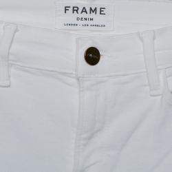 Frame White Denim Le Skinny de Jeanne Jeans M