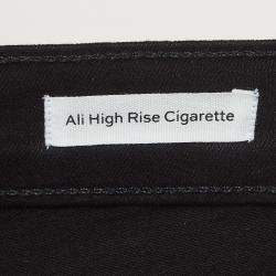 Frame Black Denim Ali High Rise Cigarette Skinny Jeans M