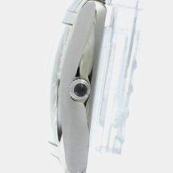 Franck Muller Silver Stainless Steel Cintree Curvex Quartz Women's Wristwatch 25 mm