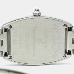 Franck Muller Silver Stainless Steel Cintree Curvex Quartz Women's Wristwatch 25 mm