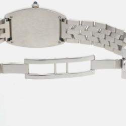 Franck Muller Blue Stainless Steel Tonneau Curvex Quartz Women's Wristwatch 25 mm