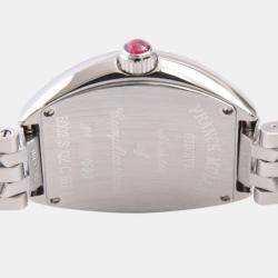 Franck Muller Silver Stainless Steel Heart to Heart Quartz Women's Wristwatch 28 mm