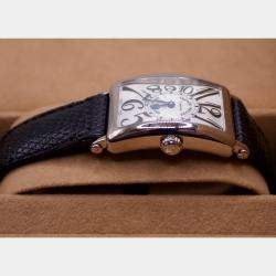 Franck Muller Silver Stainless Steel Long Island Quartz Women's Wristwatch 23 mm