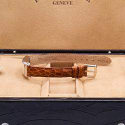 Franck Muller Silver Diamond Stainless Steel Long Island 802QZ Quartz Women's Wristwatch 18 mm