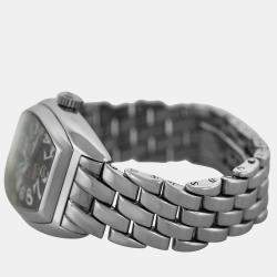 Franck Muller Black Stainless Steel Conquistador 8001 L SC Automatic Women's Wristwatch 28 mm