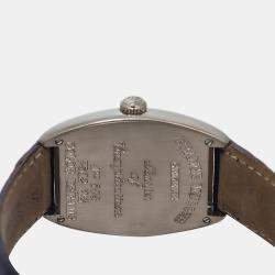 Franck Muller Color Dreams 7502QZ Black 18K White Gold Women's Wristwatch 29mm