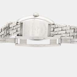 Pre Owned Franck Muller Silver Conquistador 8005LQZ Women's Wristwatch 27.5 mm