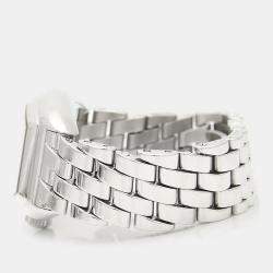 Pre Owned Franck Muller Silver Conquistador 8005LQZ Women's Wristwatch 27.5 mm