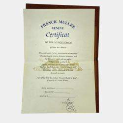 Pre Owned Franck Muller Conquistador 8001 L SC Automatic Black Stainless Steel Women's Wristwatch 28 mm