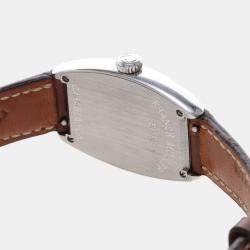 مملوكة مسبقًا ساعة يد نسائية فرانك مولر كازابلانكا 1750S6 يدوية التعبئة من الستانلس ستيل 25 مم