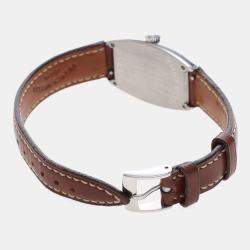 مملوكة مسبقًا ساعة يد نسائية فرانك مولر كازابلانكا 1750S6 يدوية التعبئة من الستانلس ستيل 25 مم