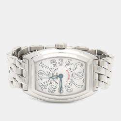 مملوكة مسبقًا ساعة يد نسائية فرانك مولر كونكيستادور كوارتز فولاذ مقاوم للصدأ 27 مم