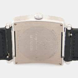Pre Owned Franck Muller Master Square 6002MQZD Quartz White Diamonds Gold Women's Wristwatch 32mm
