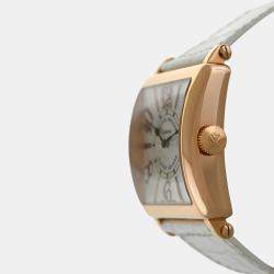 Pre Owned Franck Muller Master Square 6002 H QZ REL 6/6 Quartz 18K Rose Gold Women's Wristwatch 36 mm