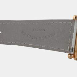 Pre Owned Franck Muller Master Square 6002 H QZ REL 6/6 Quartz 18K Rose Gold Women's Wristwatch 36 mm