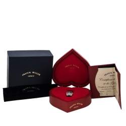 Pre Owned Franck Muller Brown Diamond Pave 18K Rose Gold Cintree Curvex 7502 S6 D CD Women'e Wristwatch 29 mm