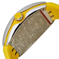 Pre Owned Franck Muller Silver Stainless Steel Vanguard Color Dreams V 32 QZ Women's Wristwatch 32 mm