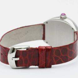 Pre Owned Franck Muller Silver Stainless Steel Heart to Heart 5002SQZJA Quartz Women's Wristwatch 26 mm