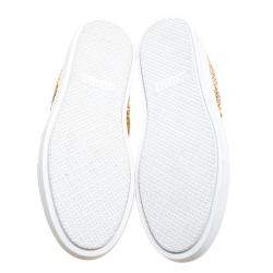 Fratelli Rossetti Gold Glitter Slip On Sneaker Size 39