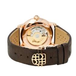 Pre Owned Frederique Constant MOP Gold Plated Stainless Steel Diamond Amour Heart Beat FC-310CSQ2PD4 Women's Wristwatch 34 mm