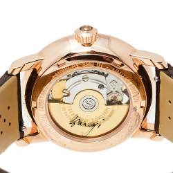 Pre Owned Frederique Constant MOP Gold Plated Stainless Steel Diamond Amour Heart Beat FC-310CSQ2PD4 Women's Wristwatch 34 mm