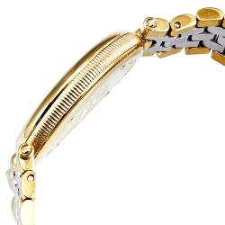 Pre Owned Frederique Constant Mother of Pearl Two Tone Stainless Steel Art Deco FC-200X2V Women's Wristwatch 26 mm