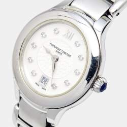 Frederique Constant Mother Of Pearl Stainless Steel Diamond Delight FC-220X2ER22/4/5/6 Women's Wristwatch 31 mm