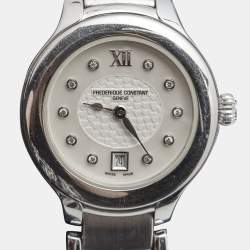 Frederique Constant Mother Of Pearl Stainless Steel Diamond Delight FC-220X2ER22/4/5/6 Women's Wristwatch 31 mm