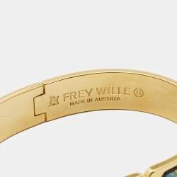 Frey Wille Fire Enamel Gold Tone Bracelet