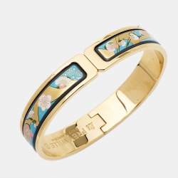 Frey Wille Fire Enamel Gold Tone Bracelet