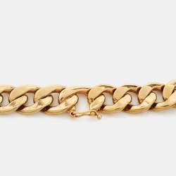 Frey Wille Vintage Multicolor Fire Enamel Chain Link Pendant Necklace