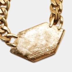 Frey Wille Vintage Multicolor Fire Enamel Chain Link Pendant Necklace