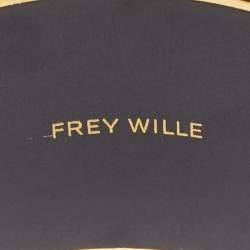 Pre Owned Frey Wille Fire Enamel Gold Tone Bracelet 