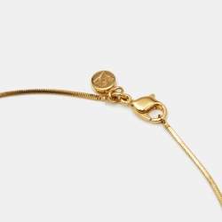 Frey Wille Fire Enamel Gold Tone Necklace