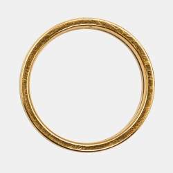 Frey Wille Fire Enamel Gold Tone Ring Size 56