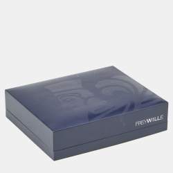 Pre Owned Frey Wille Fire Enamel Gold Tone Pendant Necklace