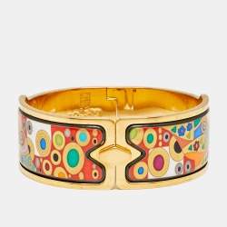 مملوكة مسبقًا Frey Wille Fire Enamel Gold Tone Bracelet S