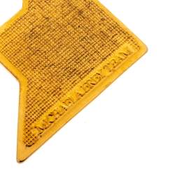 Pre Owned Frey Wille Multicolor Fire Enamel Gold Tone Dangle Earrings