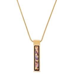 Pre Owned Frey Wille Hommage à Alphonse Mucha Gold Plated Cascade Pendant Necklace