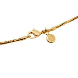 Pre Owned Frey Wille Hommage à Alphonse Mucha Gold Plated Cascade Pendant Necklace