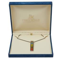 Frey Wille Multicolor Ode to Joy of Life Endless Love Cascade Pendant Necklace