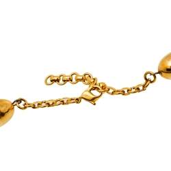 Pre Owned Frey Wille Ode to Joy of Life Heavenly Joy Halfmoon Pendant Multistrand Cord Necklace