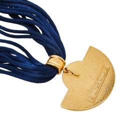 Pre Owned Frey Wille Ode to Joy of Life Heavenly Joy Halfmoon Pendant Multistrand Cord Necklace